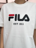 FILA  斐乐官方男士短袖T恤2025运动时尚纯棉圆领针织衫 实拍图