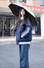 【全网爆款】手动UV折叠雨伞男女晴雨伞两用防晒遮阳黑胶伞 【晴雨两用伞】颜色随机 实拍图