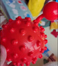 费雪（Fisher-Price）儿童玩具小皮球甩甩摇铃球黄色(含辰太按摩球红色)生日礼物礼品 实拍图