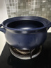 凯得宝（K+dep） 日本日式砂锅炖锅陶瓷煲汤锅煲仔饭家用沙锅明火耐高温石锅 二代锅3-6人适用蓝 3.5L 实拍图