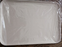 拜杰长方形水果托盘茶盘家用果盘早餐盘收纳盘客厅零食盘米白色特大号 实拍图