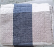 洁丽雅（Grace）家纺 绅士格子纯棉加厚吸汗大枕巾 两条装 兰 145g/条 80*50cm 实拍图