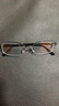 精工(SEIKO)眼镜框男款半框钛材远近视眼镜架HT01080 76 55mm亮深灰/银钯色 实拍图