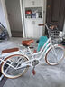 飞鸽（FLYING PIGEON）儿童自行车7-12岁自行车儿童单车小孩自行车成人通勤车自行车学生 标配珍珠白|单速|辐条轮+礼包 22寸适合140-165cm 实拍图