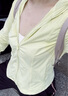 蕉下（beneunder）防晒衣女凉感修身AL11924短款辣妹防晒服女外套轻鹅黄S 实拍图