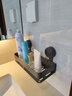 蓝藤旋转吸盘浴室置物架卫生间厕所洗漱台洗澡间免打孔壁挂收纳架子 单层29CM【无杆无钩】 实拍图