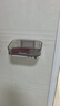 艾思维香皂盒肥皂盒壁挂免打孔高档香皂沥水盒置物架香皂架收纳盒子大号 【2个装】透灰银（免打孔沥水） 实拍图