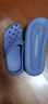 洞洞鞋女款夏季外穿防滑厚底踩屎感包头沙滩凉鞋女 蓝色 42-43 实拍图