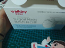 维德（WELLDAY）一次性医用外科蝶形口罩防沙尘雾霾防鼻炎花粉50只独立装白色 实拍图