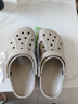 crocs卡骆驰洞洞鞋贝雅男鞋女鞋轻便耐磨一脚蹬拖鞋休闲鞋|10126 卵石色-2V3 37 /38(230mm) 实拍图