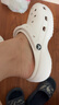 卡骆驰（crocs）经典云朵Clog女沙滩洞洞鞋凉拖鞋206750 206750-100  35  实拍图