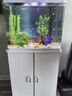 天宝鱼缸带柜子客厅家用中小型懒人免换水玻璃金鱼缸整套水族箱带氧气 520造景1+柜子+大礼包 实拍图