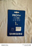 三星（SAMSUNG）1TB TF(MicroSD)存储卡 高速PRO蓝卡 U3A2V30 兼容Steamdeck游戏机无人机运动相机 读速180MB/s 实拍图