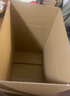 于字简5个加厚纸箱带盖纸箱小号33*25*26cm礼物箱带塑料扣手纯色纸箱收纳盒居家收纳整理箱 5323 实拍图