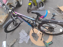 EG7山地自行车成人学生变速越野单车双减震赛车26寸青少年男女 辐条【升级减震 超强承重】炫彩 24寸21速【适合：145-165CM】 实拍图