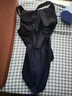 阿瑞娜（arena） 三角泳衣女士运动连体游泳衣女遮肚显瘦泳装修身抗氯温泉休闲 收腰显瘦/TSM2518W黑色 L 实拍图