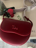 toutou2025新款女包樱桃马鞍红色包结婚新娘包腋下包生日礼物送女友 实拍图