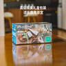 怡万家（iwaki）饭盒可微波炉加热保鲜盒冰箱收纳盒玻璃饭盒学生上班族餐盒 【清新绿-礼盒装送人】8件套3.9L 实拍图