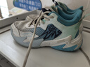 361°悍将|儿童篮球鞋25夏季实战训练青少年硬地耐磨篮球鞋 蓝33 实拍图