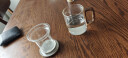TEAHUE茶杯玻璃水杯茶水分离泡茶杯男女士绿茶杯办公家用耐热茶道杯 实拍图