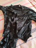 古今（GUJIN）春秋新品睡衣女家居服睡裤仿棉仿莫代尔开衫短款纯欲韩开衫套装XL 实拍图