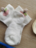 十月结晶婴儿袜子春夏网眼男女宝宝透气新生儿中筒袜子 3双 实拍图