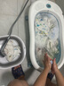 十月结晶婴儿洗澡盆新生儿大号可折叠智能感温格洛里蓝浴盆浴网浴垫3件套 实拍图