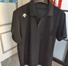 DESCENTE迪桑特TRAINING综训UPF50+防晒男士短袖POLO衫夏季 BK-黑色 XL (180/100A) 实拍图