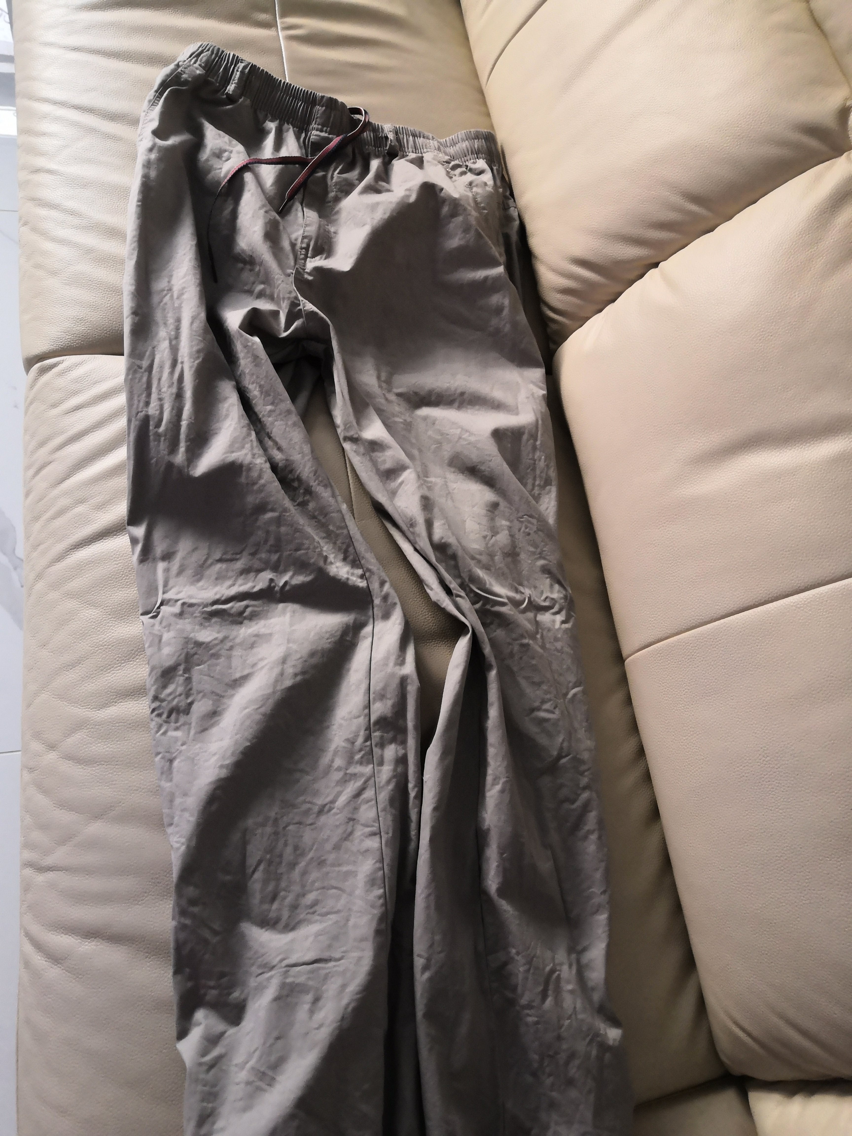 真维斯（Jeanswest）纯棉休闲裤男士春夏季新款大码宽松直筒多口袋耐磨工装裤子男 深灰 /口袋带拉链 L 码【推荐100-130斤】 实拍图