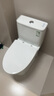 九牧（JOMOO）11173-2-1/41KB-3大力神普通马桶家用虹吸抗菌节水坐便器400坑距 实拍图