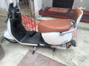 立马电动摩托车MINI 80公里长续航1200W电机60V20Ah铅酸电池外卖家用舒适出行电动车 梦幻白 实拍图