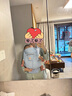 ERGObaby二狗背带婴儿抱娃神器四季透气外出旅行遛娃神器breeze解放双手 Deluxe宁静蓝+口水巾 实拍图