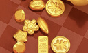 周六福 黄金999元宝金条小金豆爱心赏金玩咖投资金系列 计价 大米-2g 实拍图