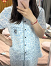 维多利亚的秘密 杨幂田曦薇同款 夏季宅度假天丝绵柔印花凉感睡衣套装女不易皱 4JTD蓝豹纹-短袖短裤 XXS 实拍图