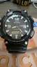 卡西欧（CASIO）大众指针 太阳能防水数字双显夜光运动休闲男表 AQ-S810W-1AVDF 实拍图