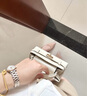CHARLES&KEITH鳄鱼纹凯莉包手提斜挎婚包包女包生日礼物CK2-50270880-1 Ivory象牙色 S 实拍图