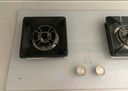 优盟（UM）定时燃气灶 天然气灶具液化气 家用大火力嵌入式煤气灶双灶 大面板换新免改孔猛火灶 家电以旧换新 白色丨5.2kW黄铜火盖丨180分钟三环火定时 管道天然气(12T) 实拍图