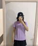 匹克速干运动套装女夏季跑步休闲羽毛球服透气两件短袖短裤女DF152002 实拍图