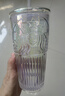 星巴克（Starbucks）极光幻彩女神款玻璃吸管杯550ml冷水杯咖啡办公室生日毕业礼物 实拍图