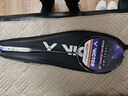 威克多（VICTOR）胜利羽毛球拍全碳进攻龙牙之刃二代 TK-RYUGAⅡ 单拍 暗紫 4U空拍 实拍图