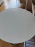 恩希仕圆桌子简约郁金香休闲洽谈桌咖啡奶茶店餐桌北欧阳台小圆桌椅组合 白色60*60 实拍图