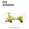 babycare儿童扭扭车1-3-6岁儿童车万向轮防侧翻溜溜车宝宝摇摇车 原力青 实拍图