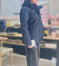 伯希和（Pelliot）[成毅同款]山野2.0冲锋衣男女三合一外套户外夹克11340105蓝XXL 实拍图