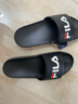 斐乐（FILA）DRIFTER男鞋复古拖鞋新款凉拖休闲沙滩鞋漂流船 黑-BK 42.5 实拍图