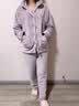俞兆林珊瑚绒睡衣女士秋冬加厚冬天冬季中老年法兰绒家居服送妈26年新款 NSCJF-浅紫白条绣花 K331 L （建议100-120斤） 实拍图