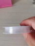 倾欣手工diy穿珠手链扁丝透明水晶弹力线耐磨手串文玩串珠皮筋松紧绳 0.8mm圆形透明-约8米 实拍图