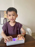赟娅儿童迷你小钢琴七彩灯光口袋音乐键盘电子琴玩具乐器六一生日礼物 全键彩虹灯-白色【亮灯跟弹+三种音色+送挂绳】 实拍图