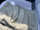 吉普（JEEP）纯棉休闲裤男士春夏薄款宽松直筒中年商务高腰深档长裤子 浅绿（薄款） 32码(腰围2尺5 ) 实拍图