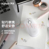 罗技（Logitech）LOGITECH PEBBLE鼠标 无线蓝牙鼠标 办公静音鼠标 女性鼠标对称鼠标 鹅卵石造型 米白色 实拍图