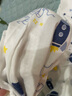 红豆儿童睡衣男女童春夏薄款纯棉家居服套装长袖裤空调服J3115白色130 实拍图